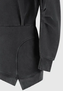 Asymmetric Hem Jumper Dress