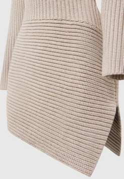 Asymmetric Knit Jumper Dress