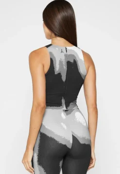 Body Print Racer Top