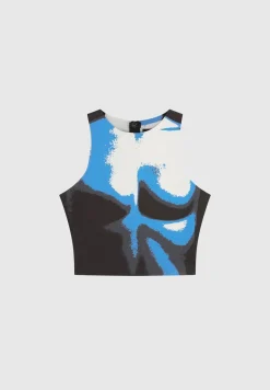 Body Print Racer Top