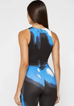 Body Print Racer Top