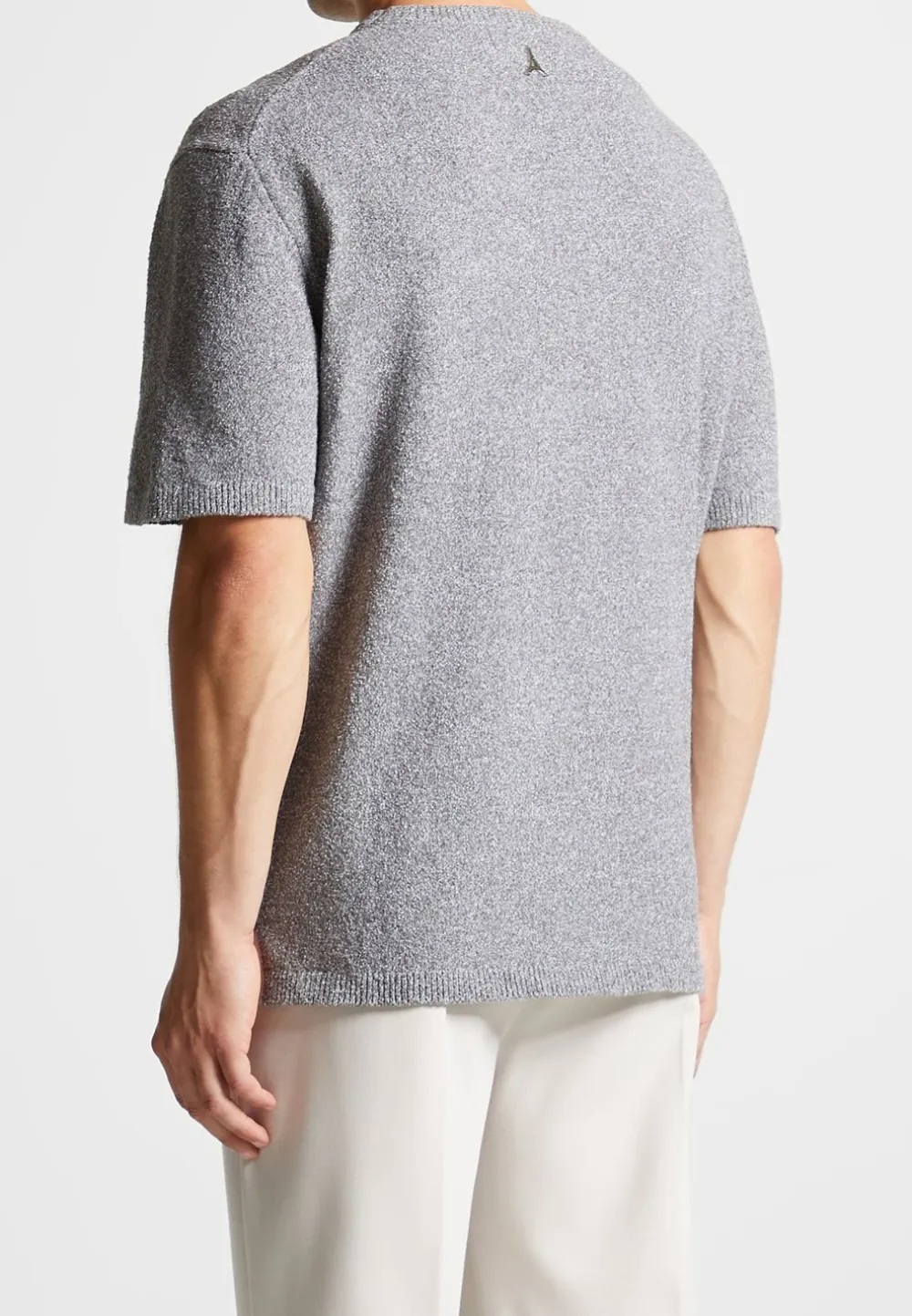 Boucle Knit Oversized Fit T-Shirt