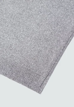 Boucle Knit Oversized Fit T-Shirt