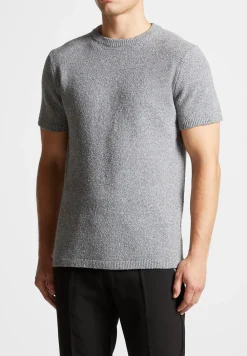 Boucle Knit Regular Fit T-Shirt
