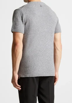 Boucle Knit Regular Fit T-Shirt