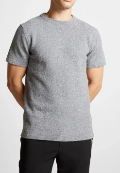 Boucle Knit Regular Fit T-Shirt