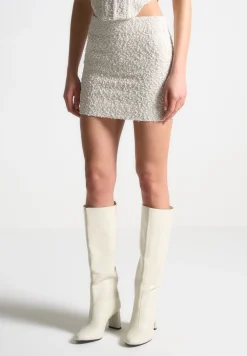Boucle Mini Skirt