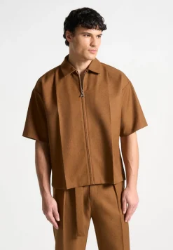 Boxy Shirt With Crease