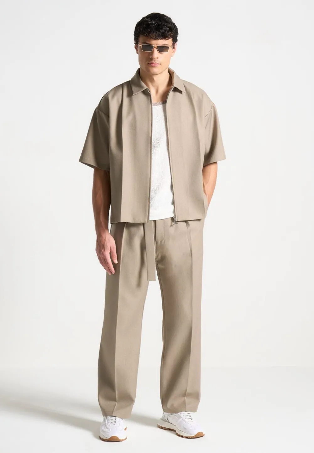 Boxy Shirt With Crease