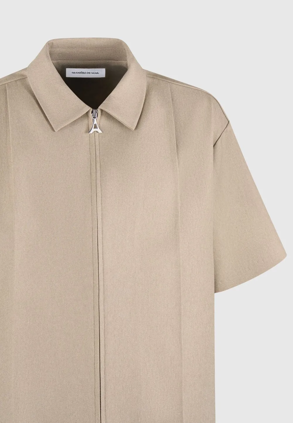Boxy Shirt With Crease