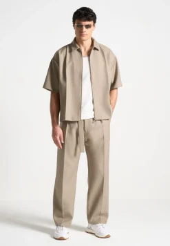 Boxy Shirt With Crease