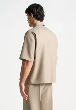 Boxy Shirt With Crease