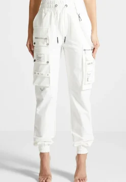Cargo Pants With Frosted Chain
