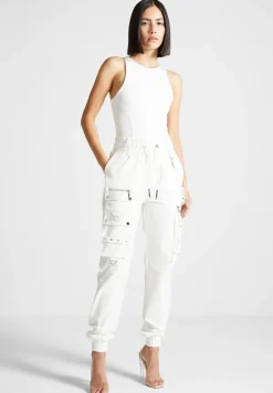 Cargo Pants With Frosted Chain