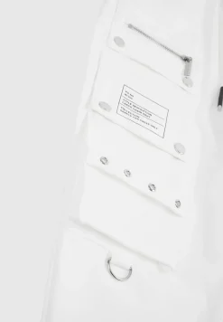 Cargo Pants With Frosted Chain