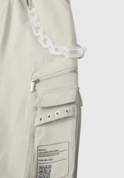 Cargo Pants With Frosted Chain