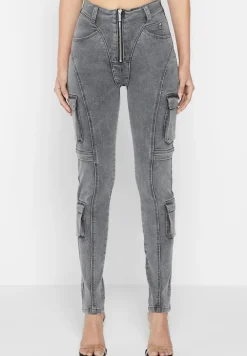 Cargo Pocket Skinny Jeans