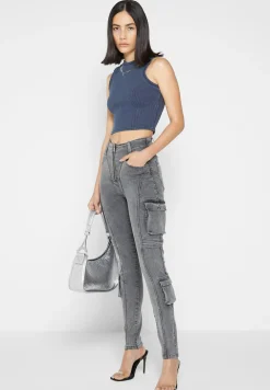 Cargo Pocket Skinny Jeans
