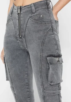 Cargo Pocket Skinny Jeans