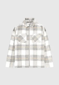 Checked Wool Shacket