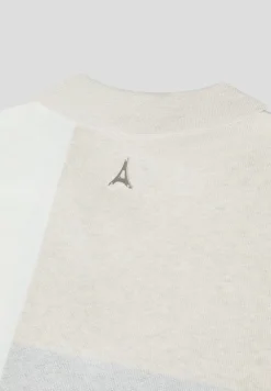 Colour Block Knit Revere Polo Top