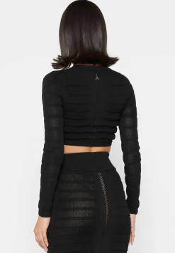 Contour Knit Long Sleeve Top