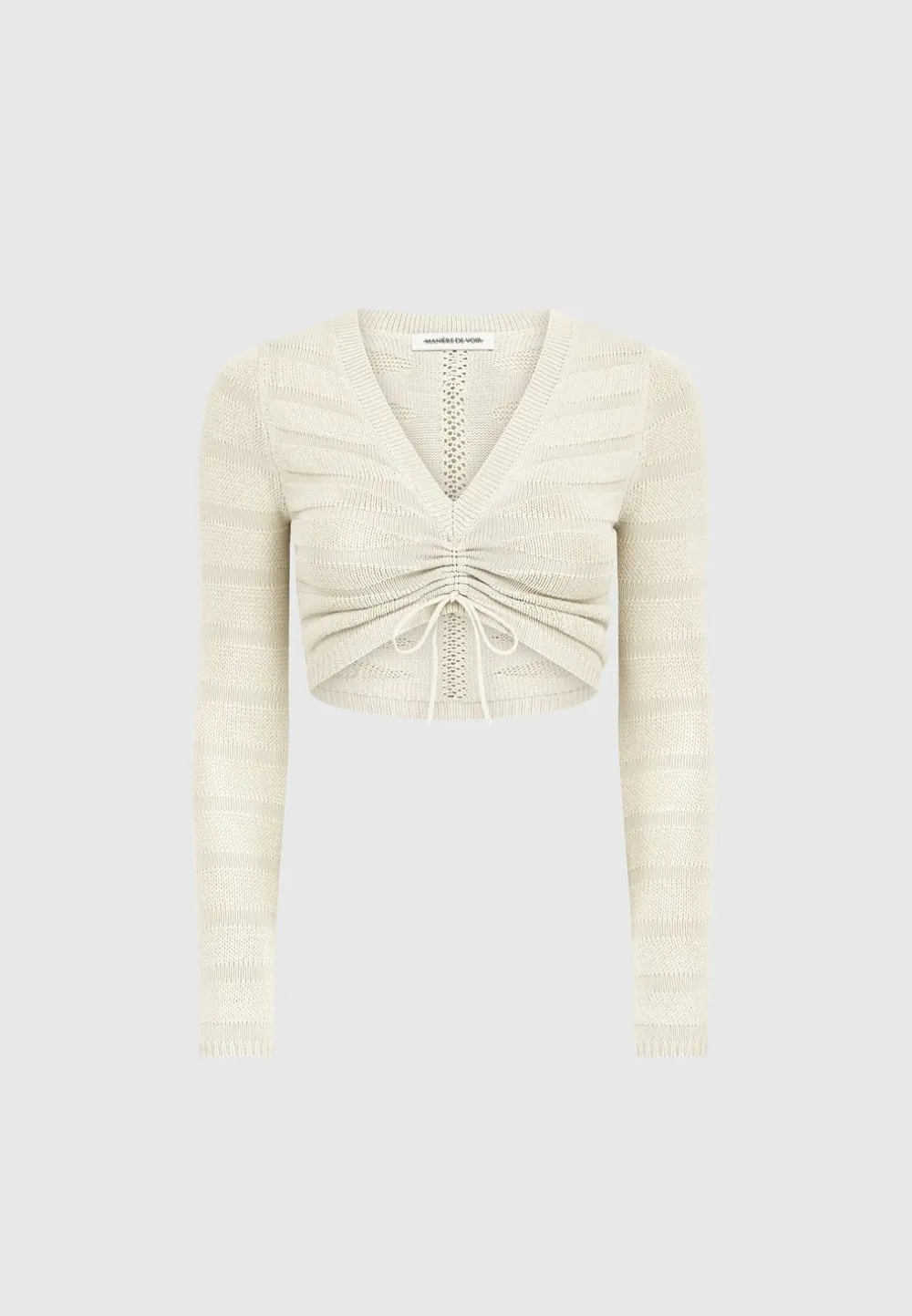 Contour Knit Long Sleeve Top