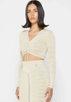 Contour Knit Long Sleeve Top