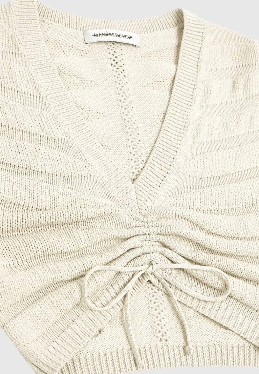 Contour Knit Long Sleeve Top