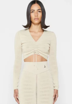Contour Knit Long Sleeve Top