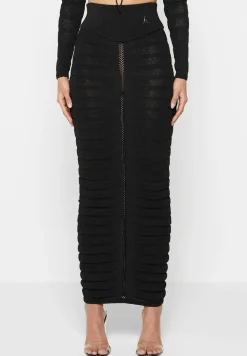 Contour Knit Maxi Skirt