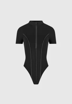 Contour Mock Neck T-Shirt Bodysuit