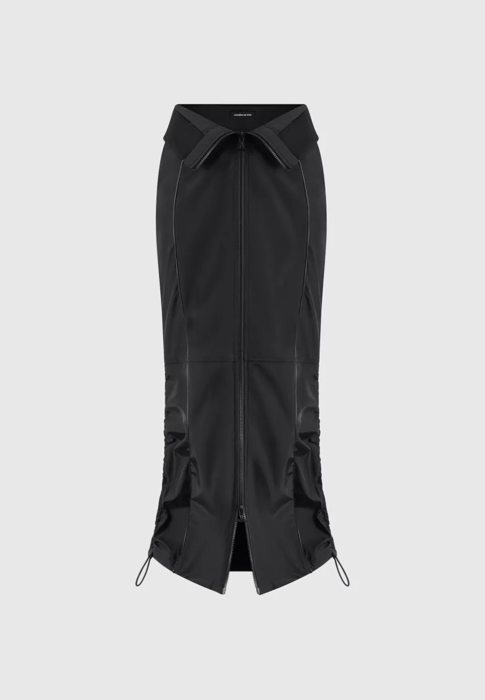 Contour Nylon Midaxi Skirt