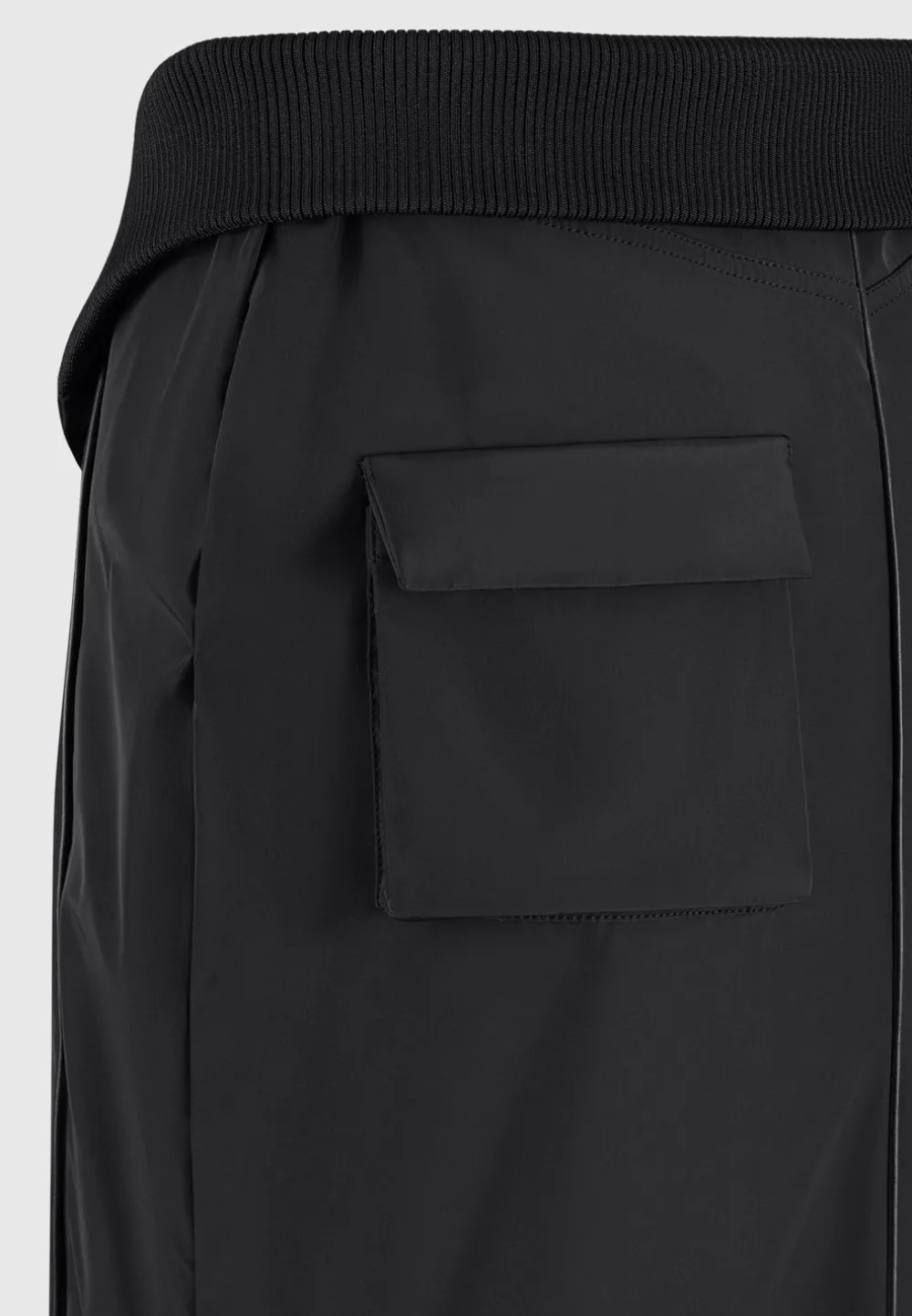 Contour Nylon Midaxi Skirt