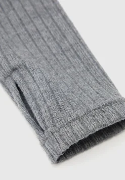 Crop Top With Knitted Overlay