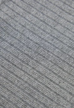 Crop Top With Knitted Overlay