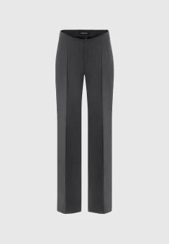 Curved Waist Tailored Trousers