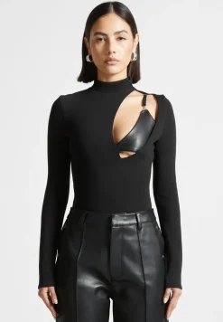 Cut Out Bralette Detail Bodysuit