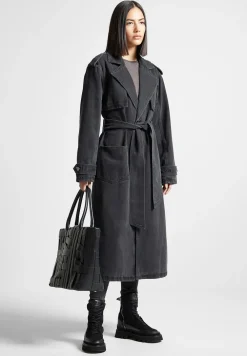 Denim Trench Coat
