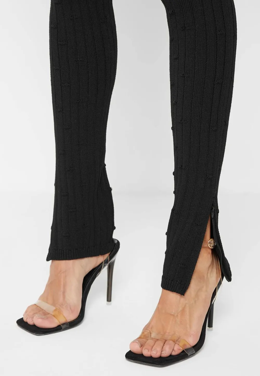 Distressed Knitted Cut Out Jumpsuit