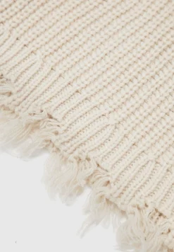 Distressed Knitted Fit And Flare Leggings