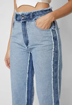 Distressed Mom Jeans