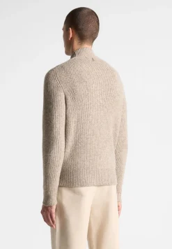 Double Breasted Brushed Knit Cardigan