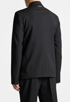 Double Breasted Pinstripe Suit Jacket