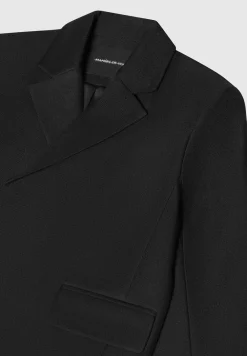 Double Breasted Tailored Cropped Blazer