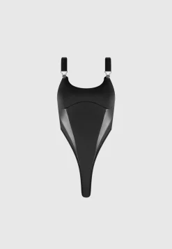 Eiffel Detail High Leg Bodysuit