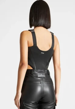 Eiffel Detail High Leg Bodysuit