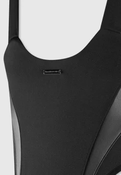 Eiffel Detail High Leg Bodysuit