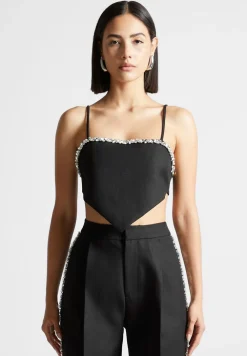 Embellished Handkerchief Top