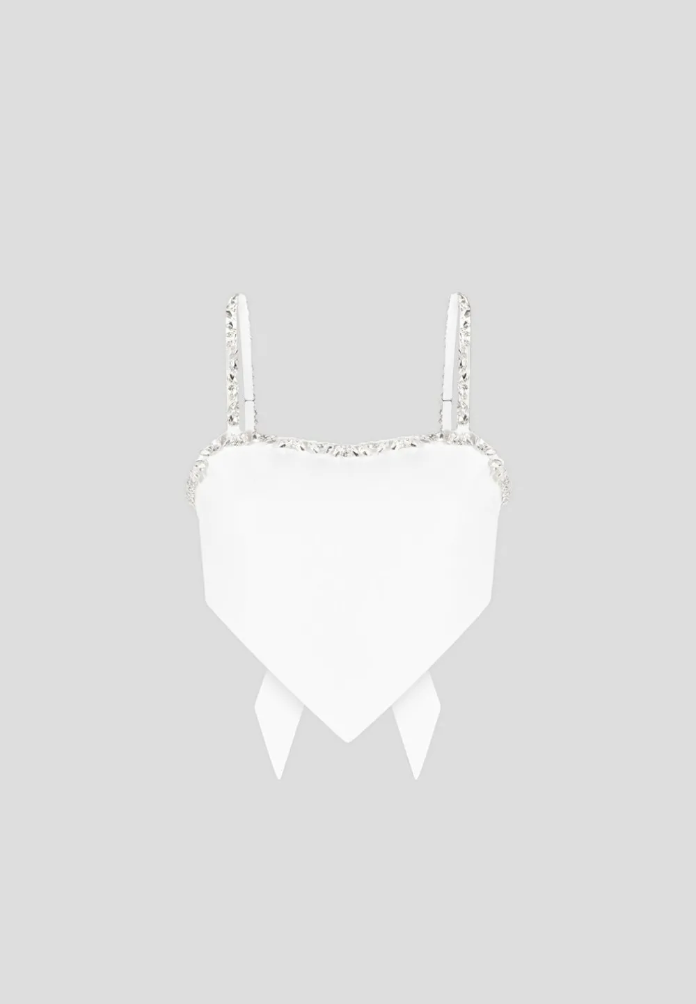 Embellished Strap Handkerchief Top